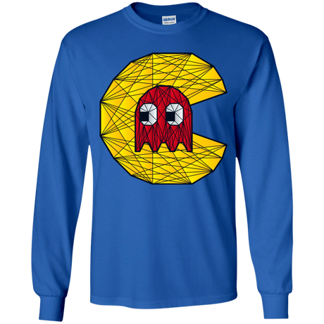 T-Shirts Royal / YS Poly Pac Man Youth Long Sleeve T-Shirt