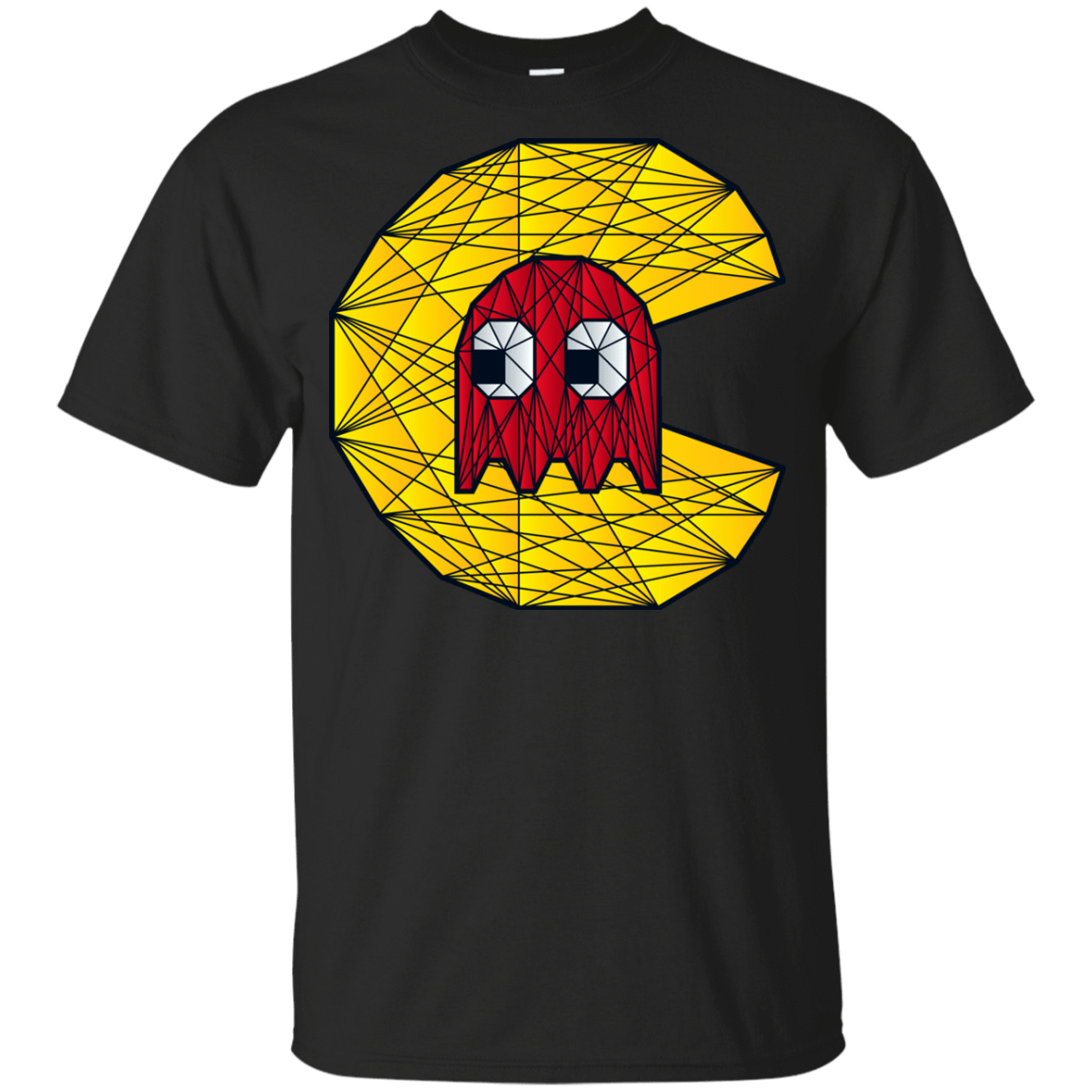 T-Shirts Black / YXS Poly Pac Man Youth T-Shirt