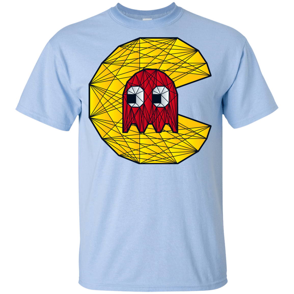 T-Shirts Light Blue / YXS Poly Pac Man Youth T-Shirt