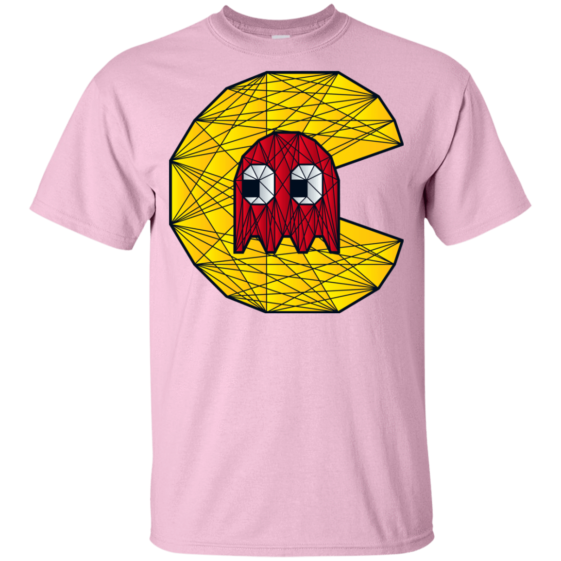 T-Shirts Light Pink / YXS Poly Pac Man Youth T-Shirt