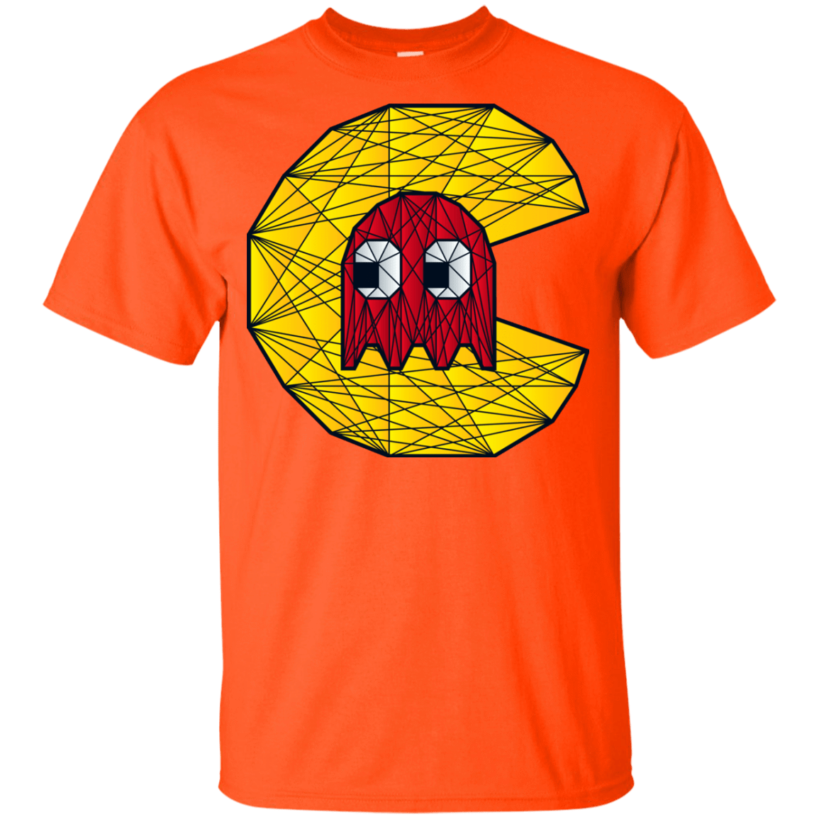 T-Shirts Orange / YXS Poly Pac Man Youth T-Shirt