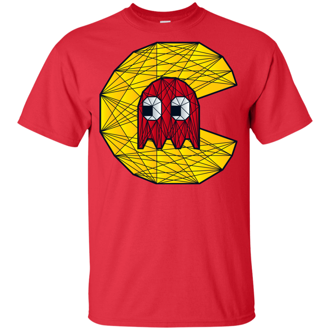 T-Shirts Red / YXS Poly Pac Man Youth T-Shirt