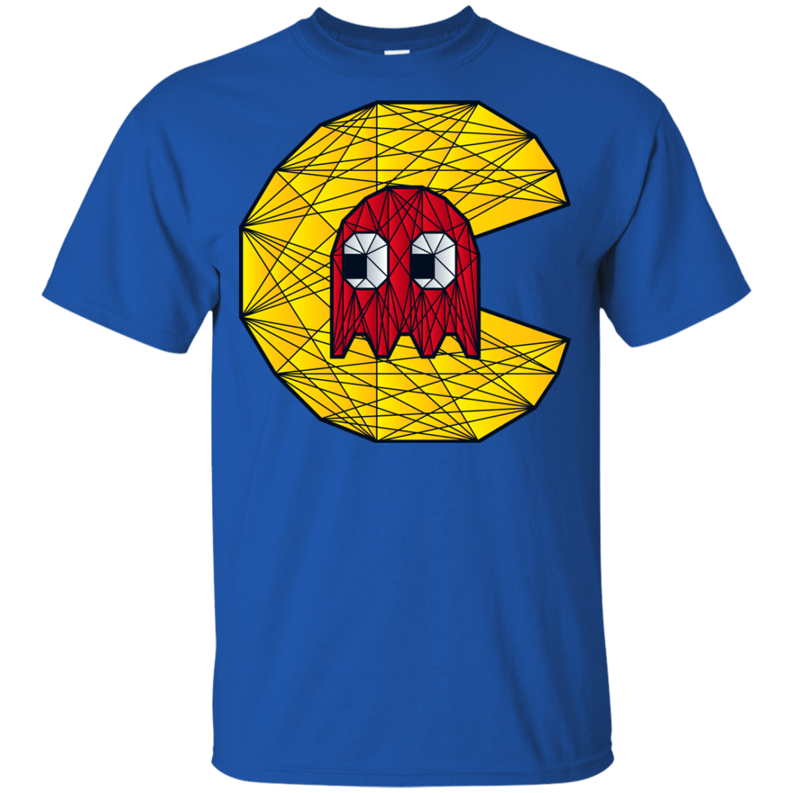 T-Shirts Royal / YXS Poly Pac Man Youth T-Shirt