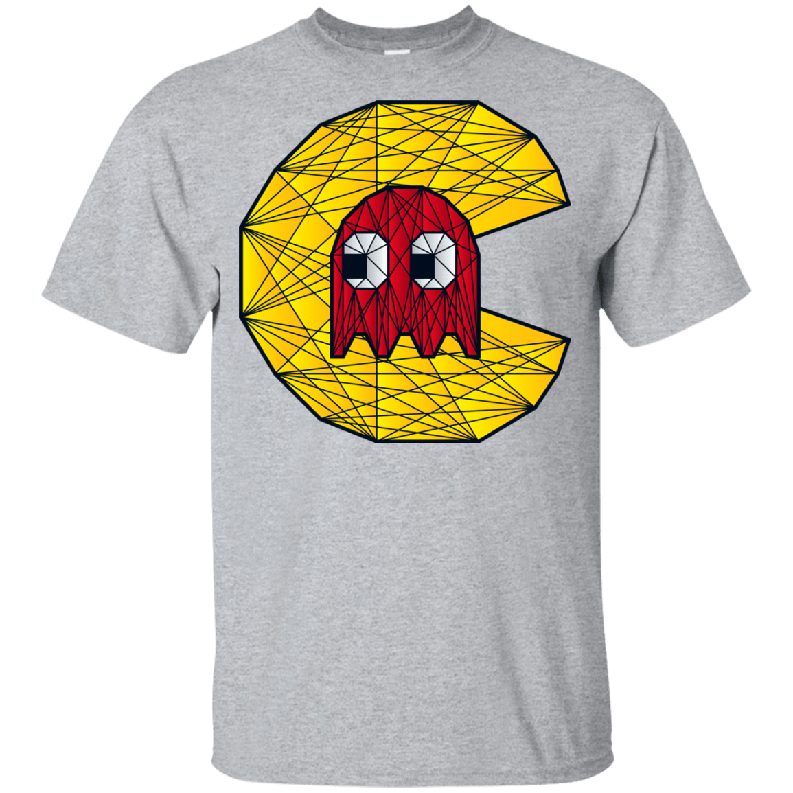 T-Shirts Sport Grey / YXS Poly Pac Man Youth T-Shirt