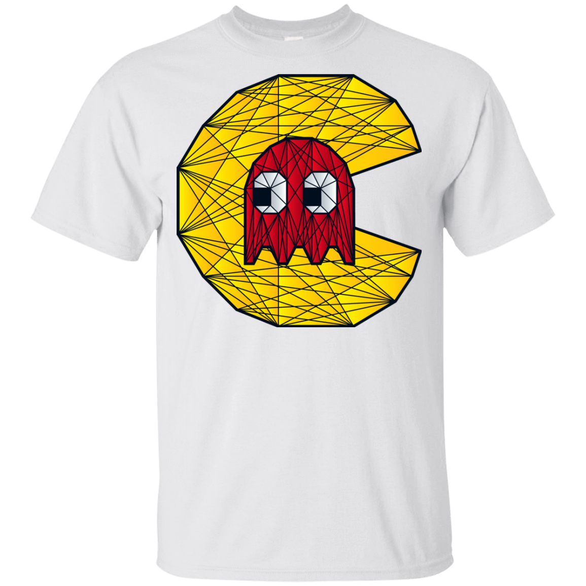 T-Shirts White / YXS Poly Pac Man Youth T-Shirt