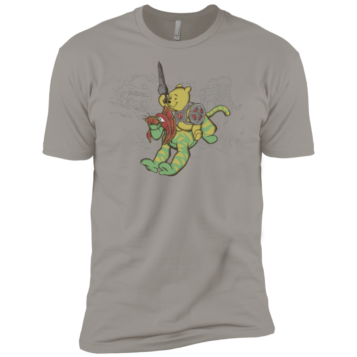 T-Shirts Light Grey / X-Small Poohwah of Grayzkull Men's Premium T-Shirt