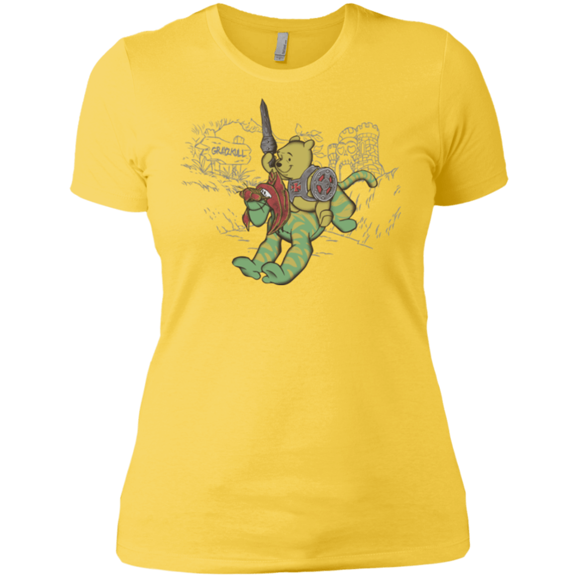 T-Shirts Vibrant Yellow / X-Small Poohwah of Grayzkull Women's Premium T-Shirt