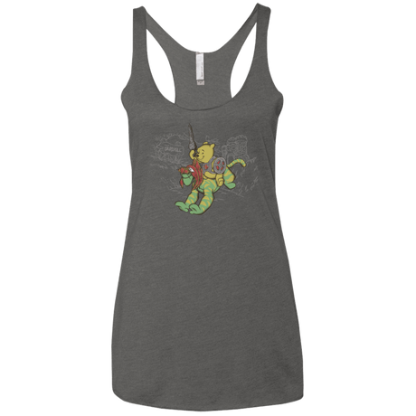 T-Shirts Premium Heather / X-Small Poohwah of Grayzkull Women's Triblend Racerback Tank