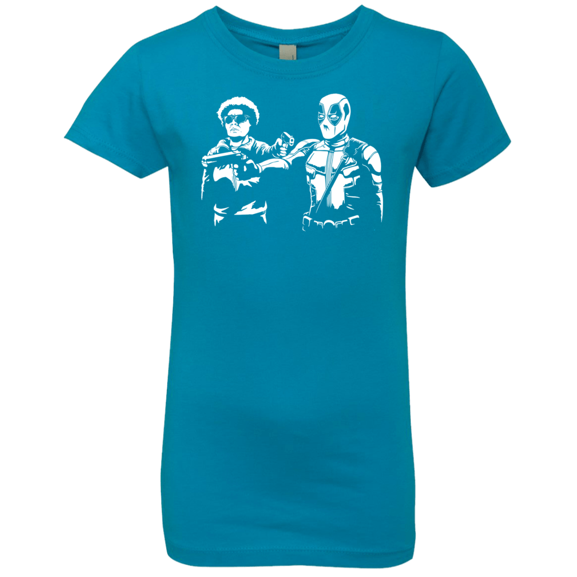 T-Shirts Turquoise / YXS Pool Fiction Girls Premium T-Shirt
