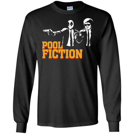 T-Shirts Black / S Pool Fiction Men's Long Sleeve T-Shirt