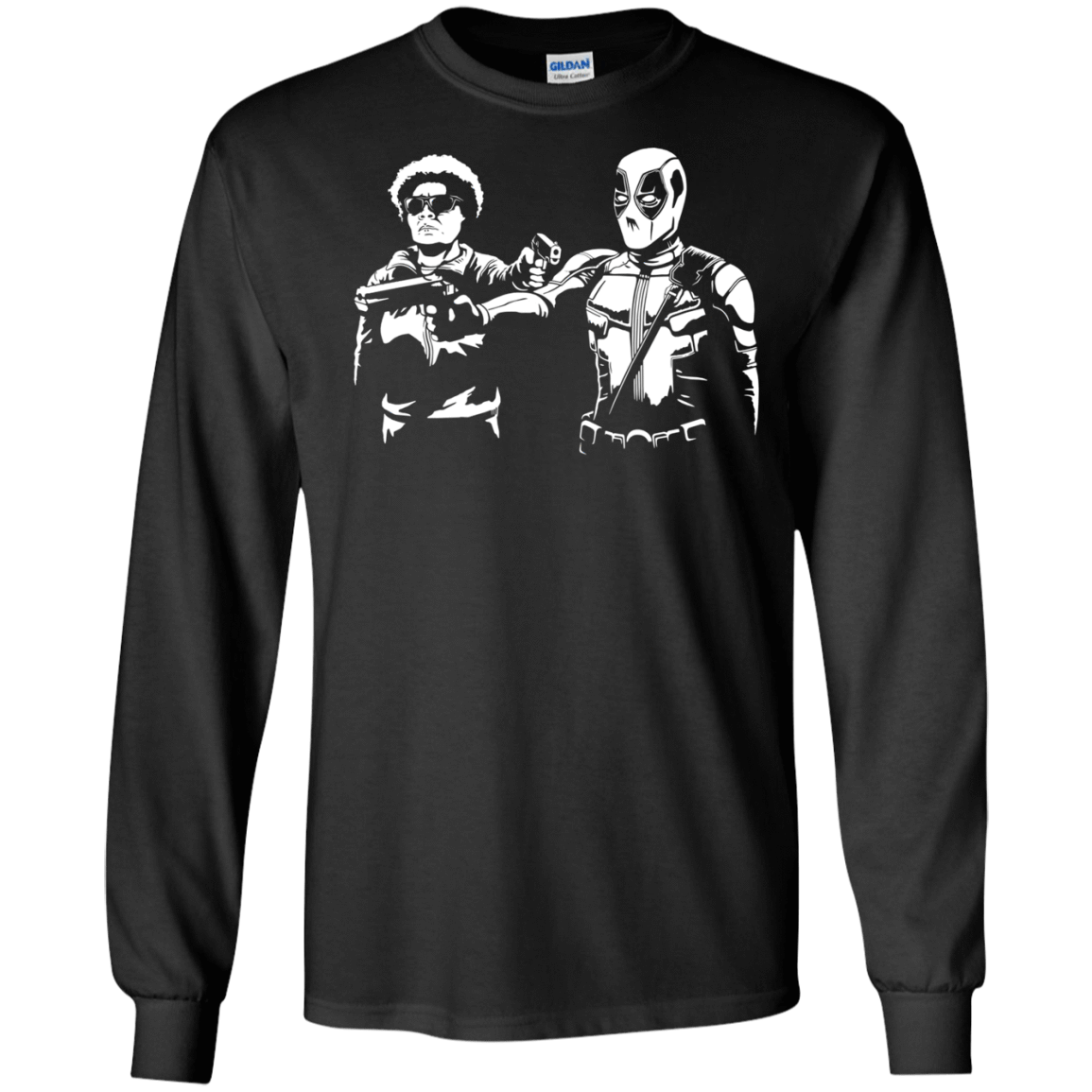 T-Shirts Black / S Pool Fiction Men's Long Sleeve T-Shirt