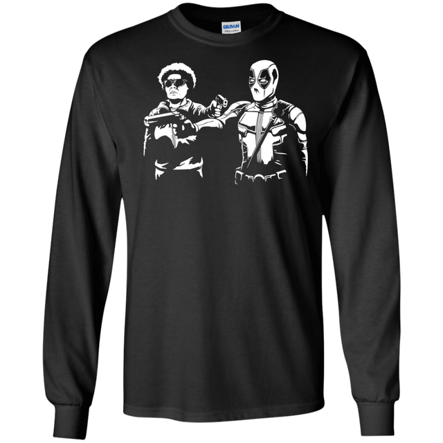 T-Shirts Black / S Pool Fiction Men's Long Sleeve T-Shirt