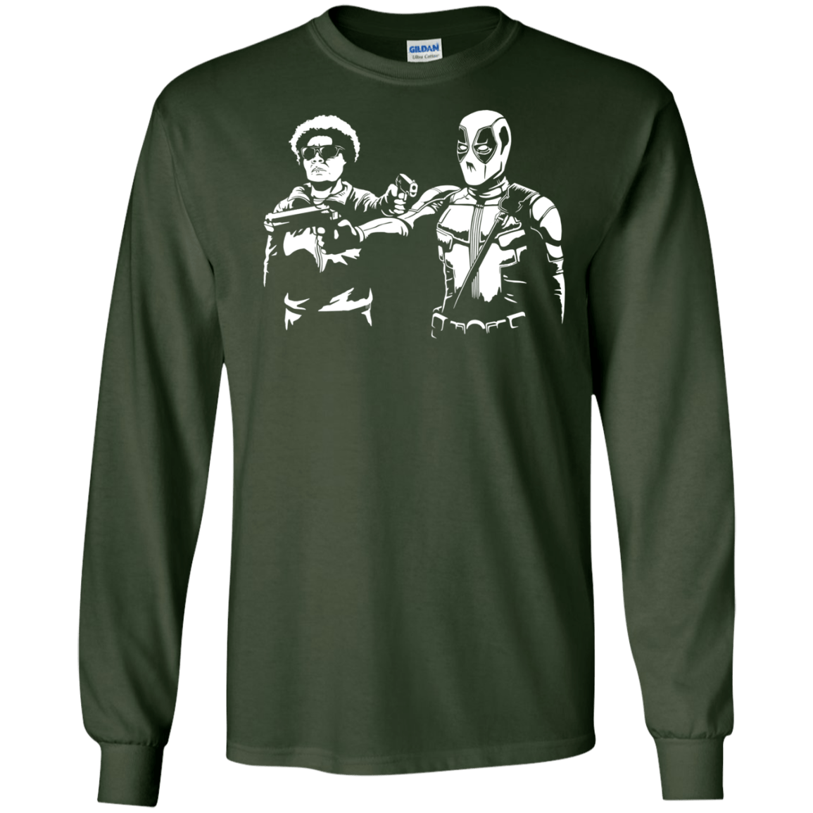 T-Shirts Forest Green / S Pool Fiction Men's Long Sleeve T-Shirt