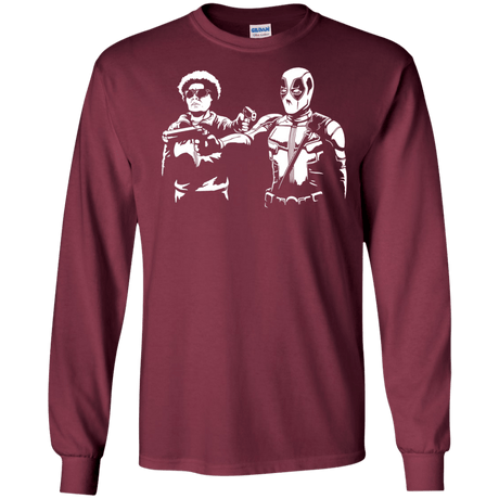 T-Shirts Maroon / S Pool Fiction Men's Long Sleeve T-Shirt