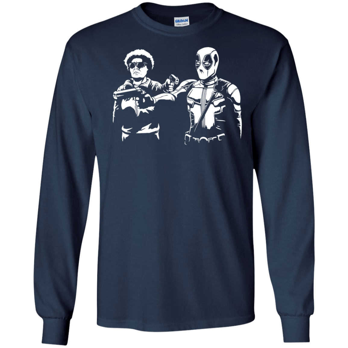 T-Shirts Navy / S Pool Fiction Men's Long Sleeve T-Shirt