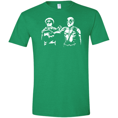 T-Shirts Heather Irish Green / S Pool Fiction Men's Semi-Fitted Softstyle