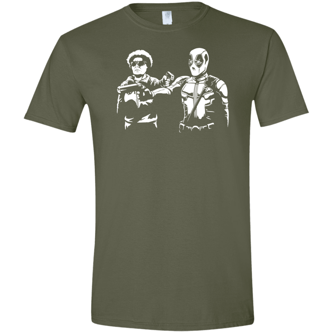 T-Shirts Military Green / S Pool Fiction Men's Semi-Fitted Softstyle