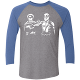T-Shirts Premium Heather/Vintage Royal / X-Small Pool Fiction Men's Triblend 3/4 Sleeve