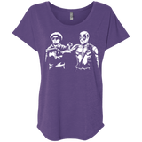 T-Shirts Purple Rush / X-Small Pool Fiction Triblend Dolman Sleeve