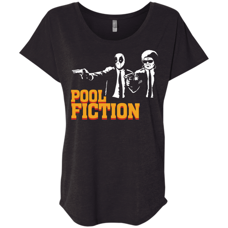 T-Shirts Vintage Black / X-Small Pool Fiction Triblend Dolman Sleeve