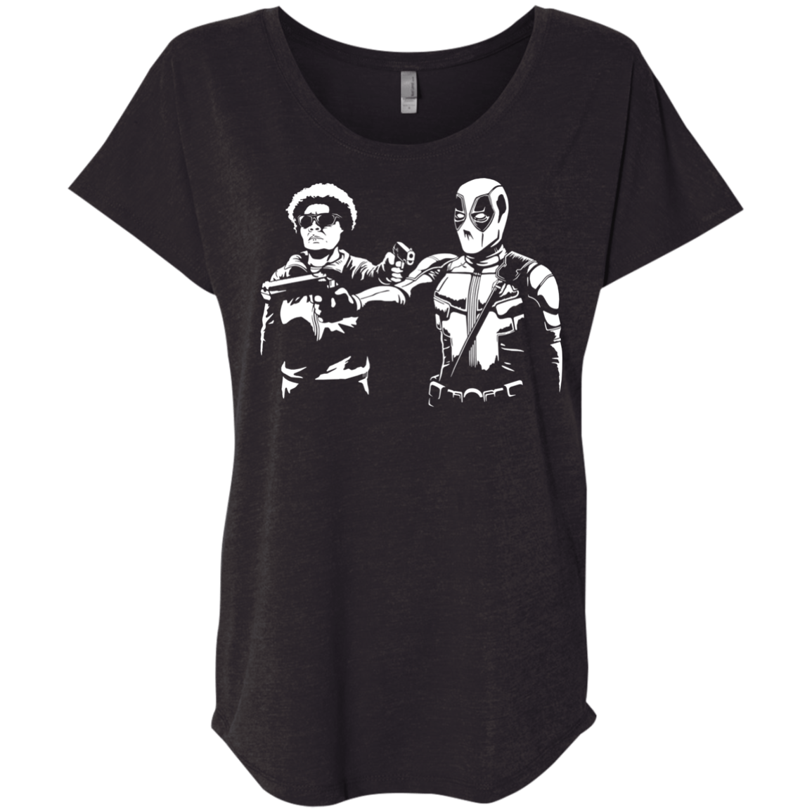 T-Shirts Vintage Black / X-Small Pool Fiction Triblend Dolman Sleeve