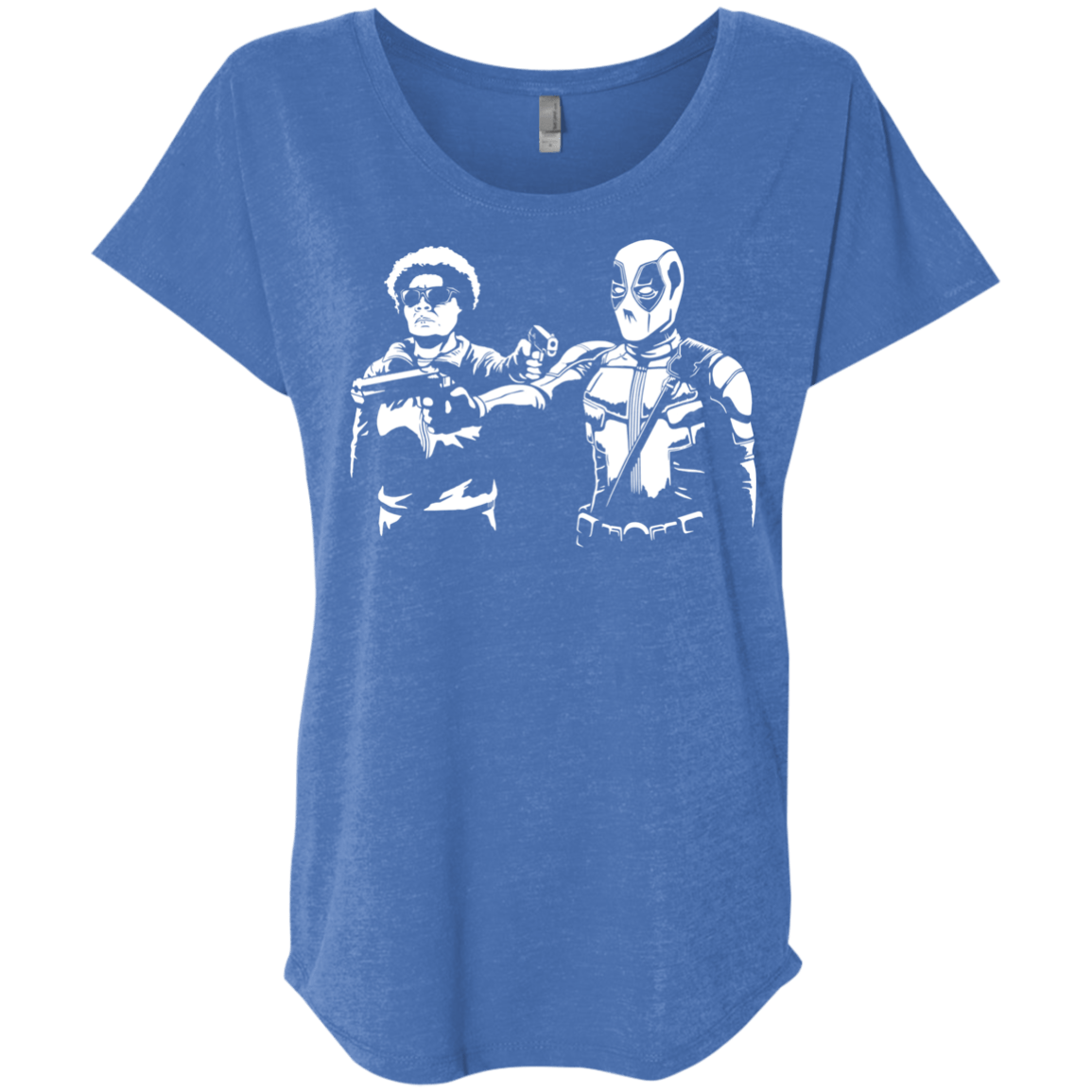 T-Shirts Vintage Royal / X-Small Pool Fiction Triblend Dolman Sleeve