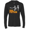 T-Shirts Vintage Black / X-Small Pool Fiction Triblend Long Sleeve Hoodie Tee