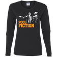 T-Shirts Black / S Pool Fiction Women's Long Sleeve T-Shirt