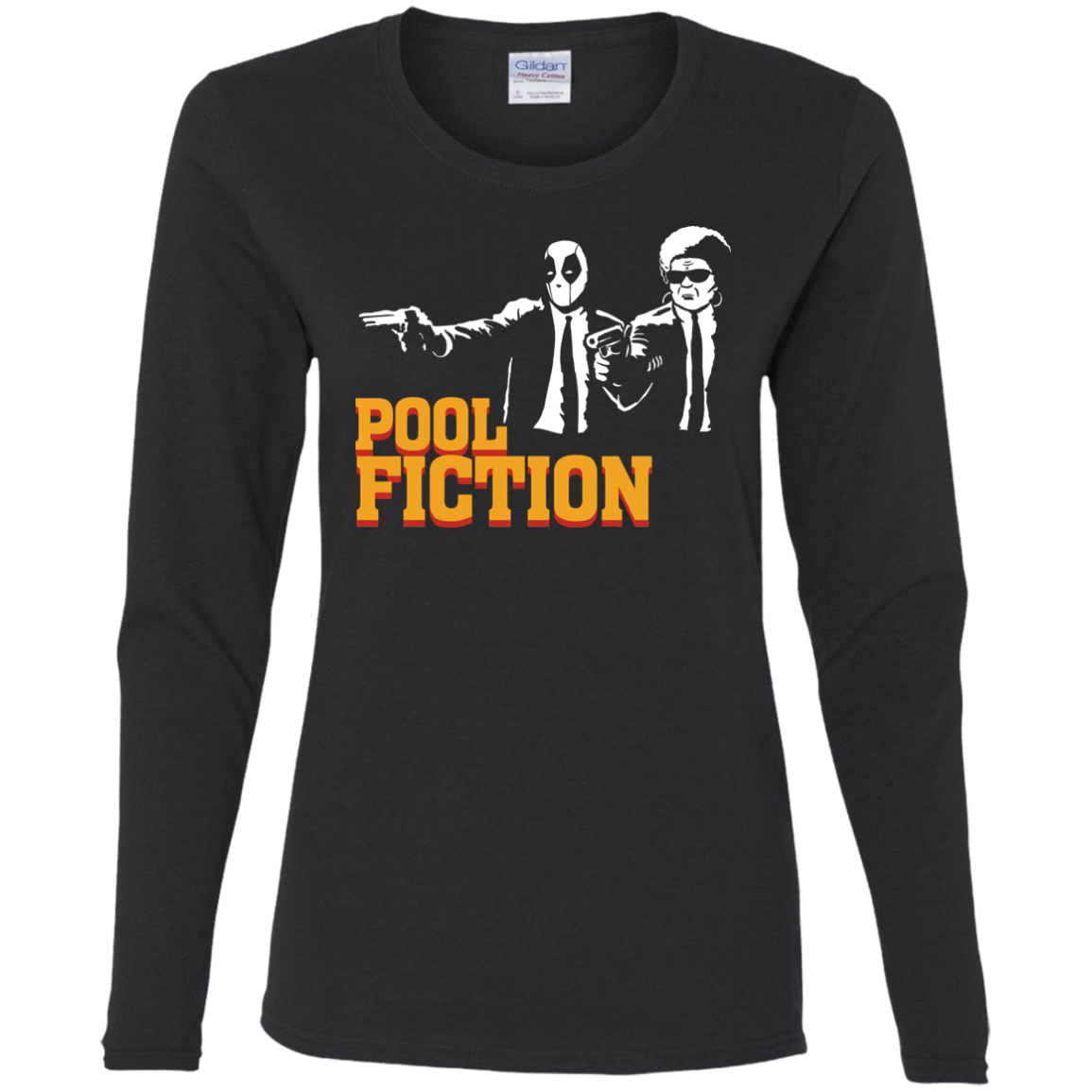 T-Shirts Black / S Pool Fiction Women's Long Sleeve T-Shirt