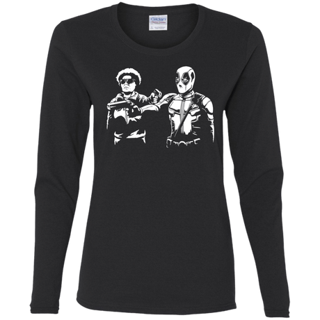 T-Shirts Black / S Pool Fiction Women's Long Sleeve T-Shirt