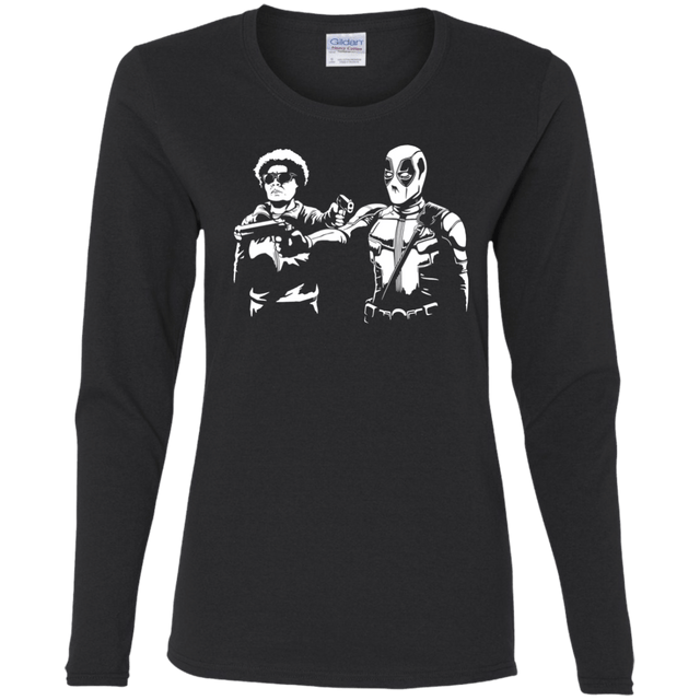 T-Shirts Black / S Pool Fiction Women's Long Sleeve T-Shirt