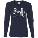 T-Shirts Navy / S Pool Fiction Women's Long Sleeve T-Shirt