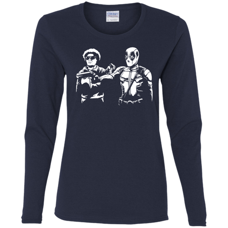 T-Shirts Navy / S Pool Fiction Women's Long Sleeve T-Shirt