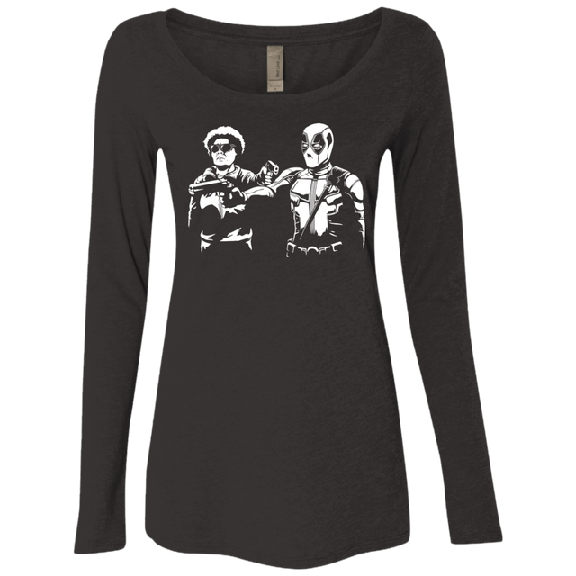 T-Shirts Vintage Black / S Pool Fiction Women's Triblend Long Sleeve Shirt