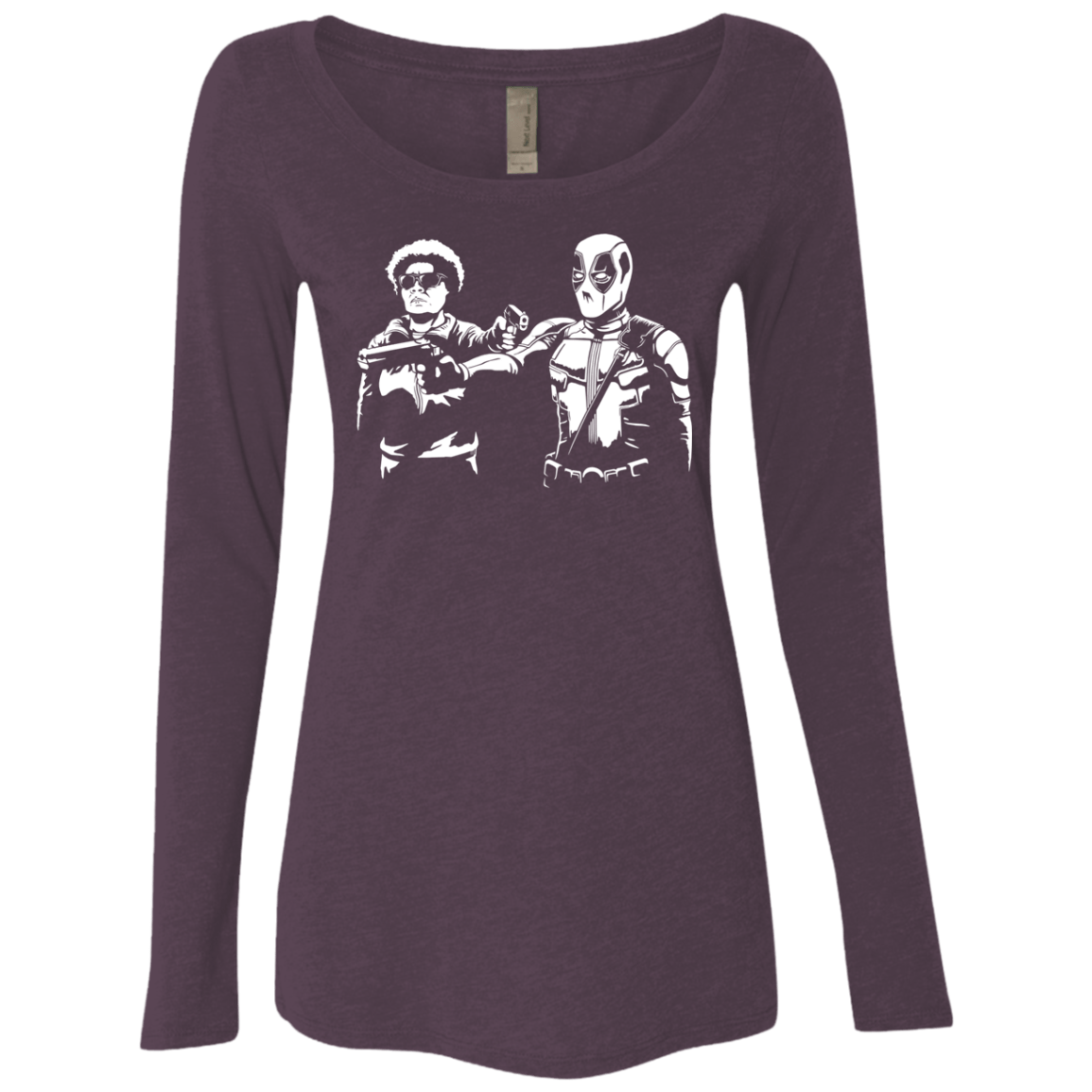 T-Shirts Vintage Purple / S Pool Fiction Women's Triblend Long Sleeve Shirt