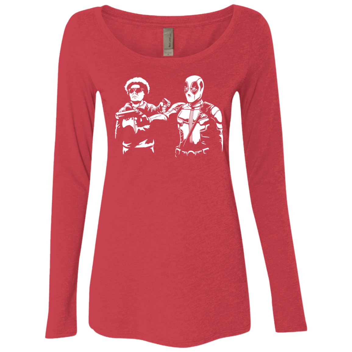 T-Shirts Vintage Red / S Pool Fiction Women's Triblend Long Sleeve Shirt
