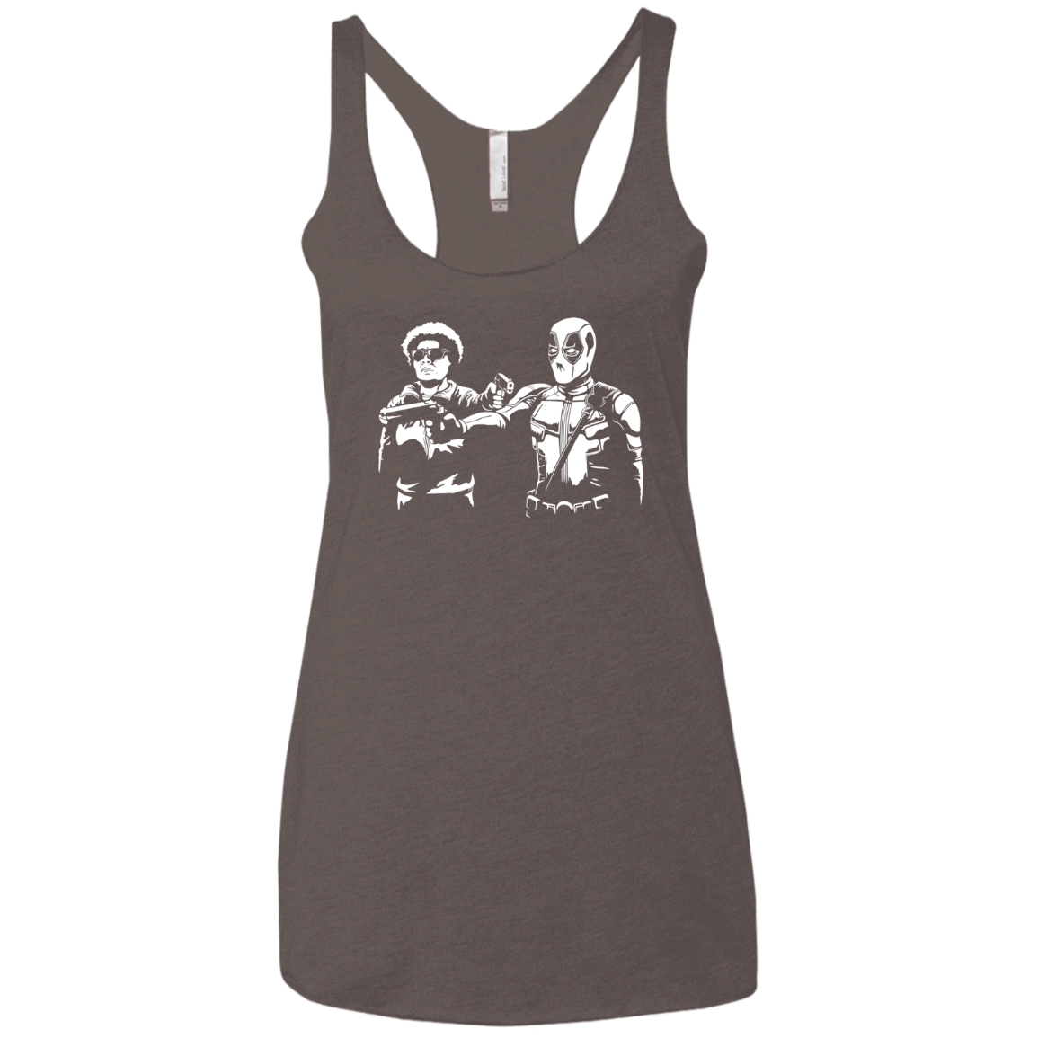 T-Shirts Macchiato / X-Small Pool Fiction Women's Triblend Racerback Tank