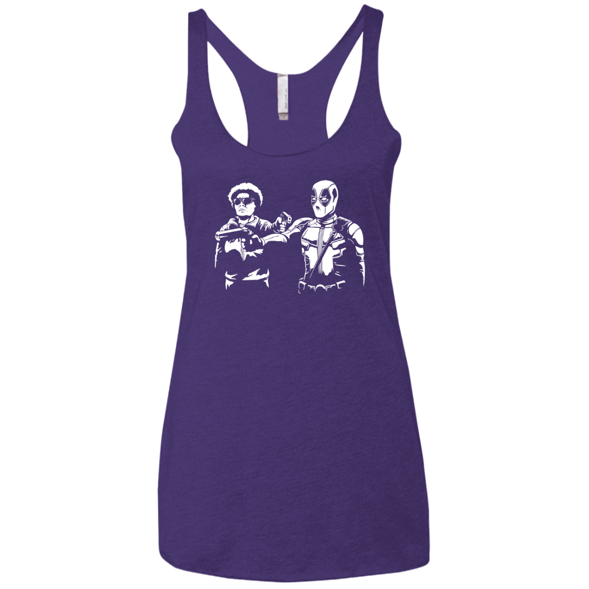 T-Shirts Purple Rush / X-Small Pool Fiction Women's Triblend Racerback Tank