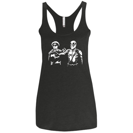 T-Shirts Vintage Black / X-Small Pool Fiction Women's Triblend Racerback Tank
