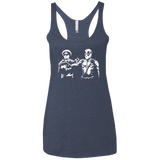 T-Shirts Vintage Navy / X-Small Pool Fiction Women's Triblend Racerback Tank