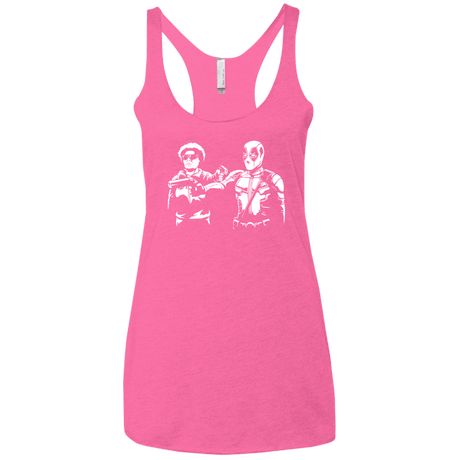 T-Shirts Vintage Pink / X-Small Pool Fiction Women's Triblend Racerback Tank