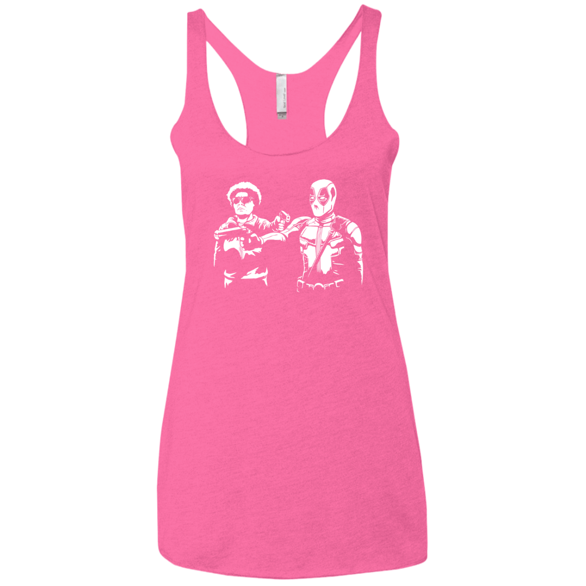 Pool Fiction Women's Triblend Racerback Tank