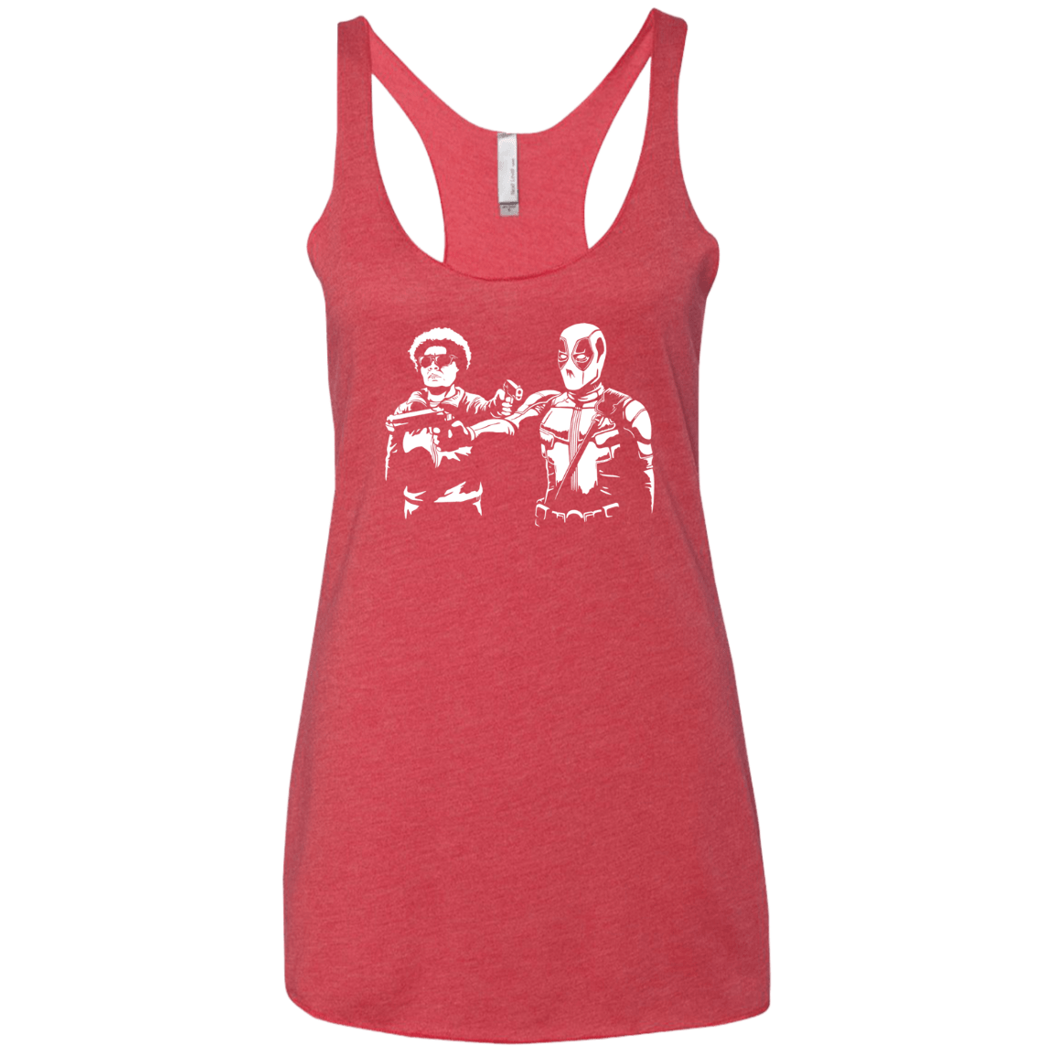 T-Shirts Vintage Red / X-Small Pool Fiction Women's Triblend Racerback Tank