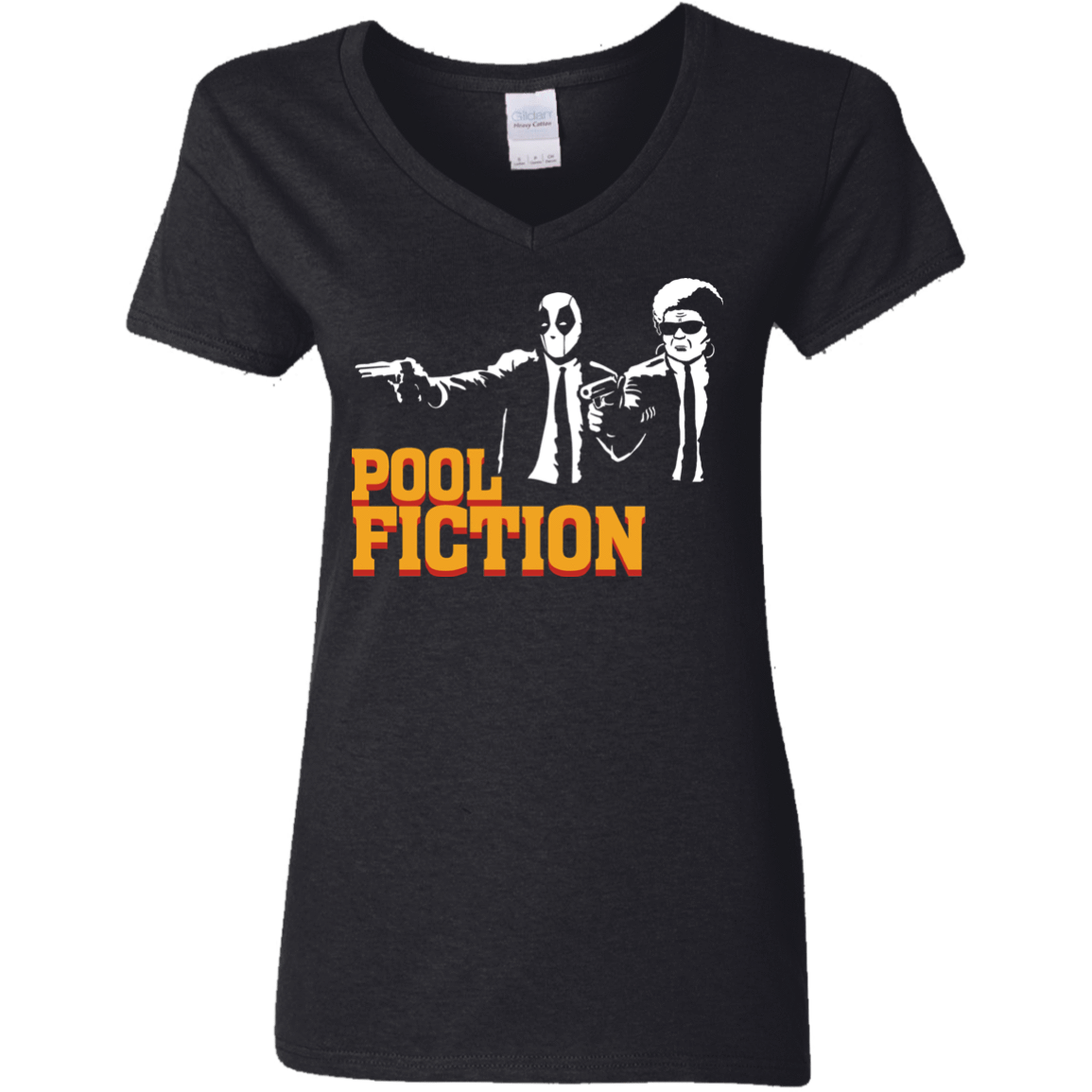 T-Shirts Black / S Pool Fiction Women's V-Neck T-Shirt