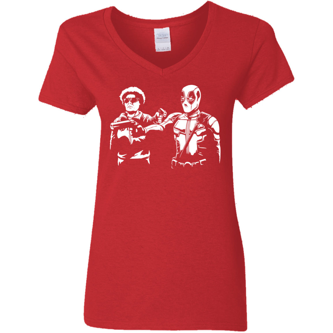T-Shirts Red / S Pool Fiction Women's V-Neck T-Shirt