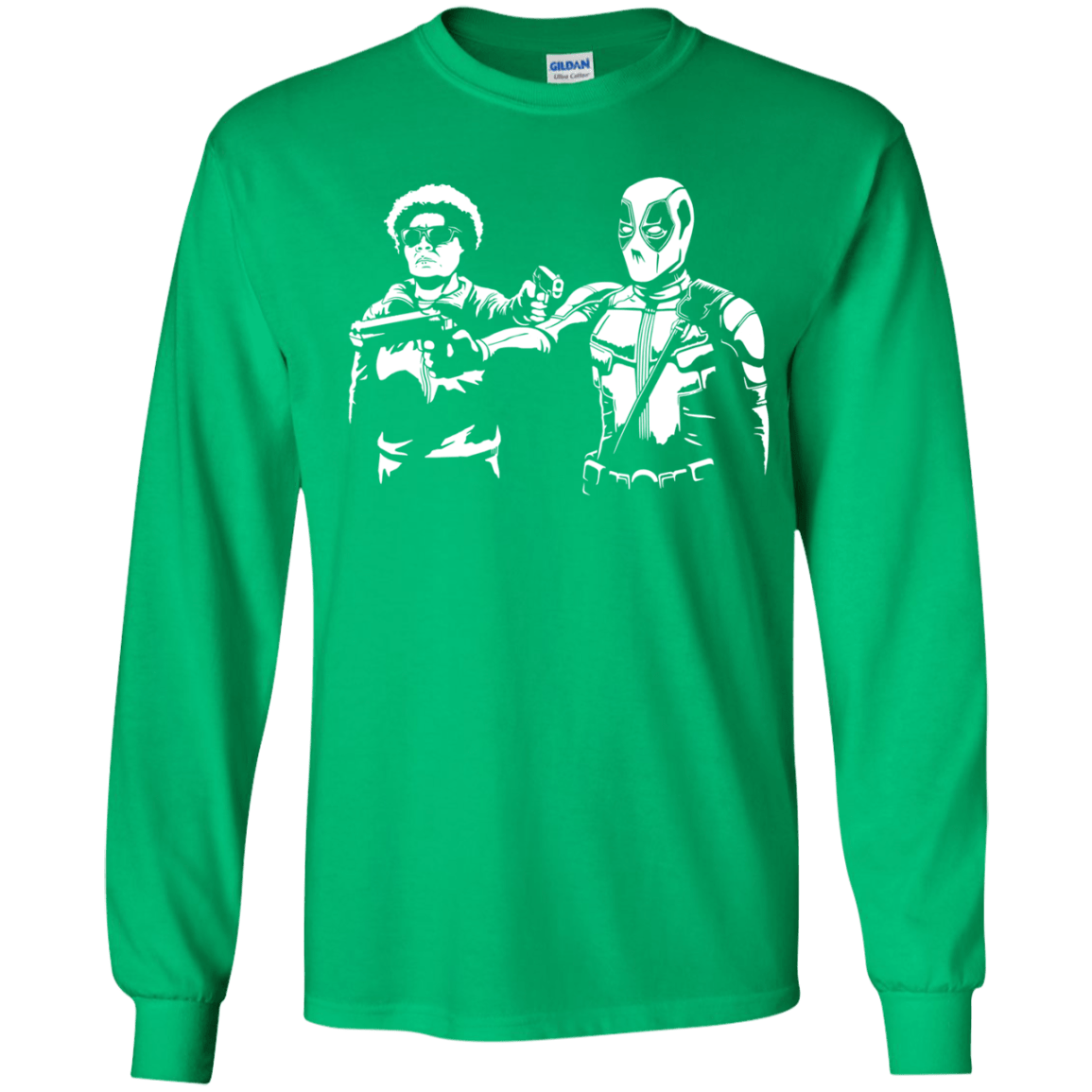 T-Shirts Irish Green / YS Pool Fiction Youth Long Sleeve T-Shirt