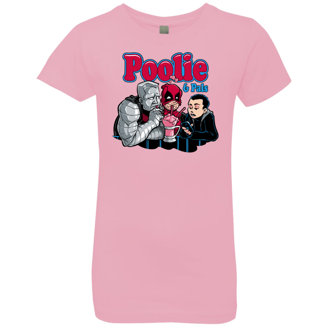 T-Shirts Light Pink / YXS Poolie Girls Premium T-Shirt