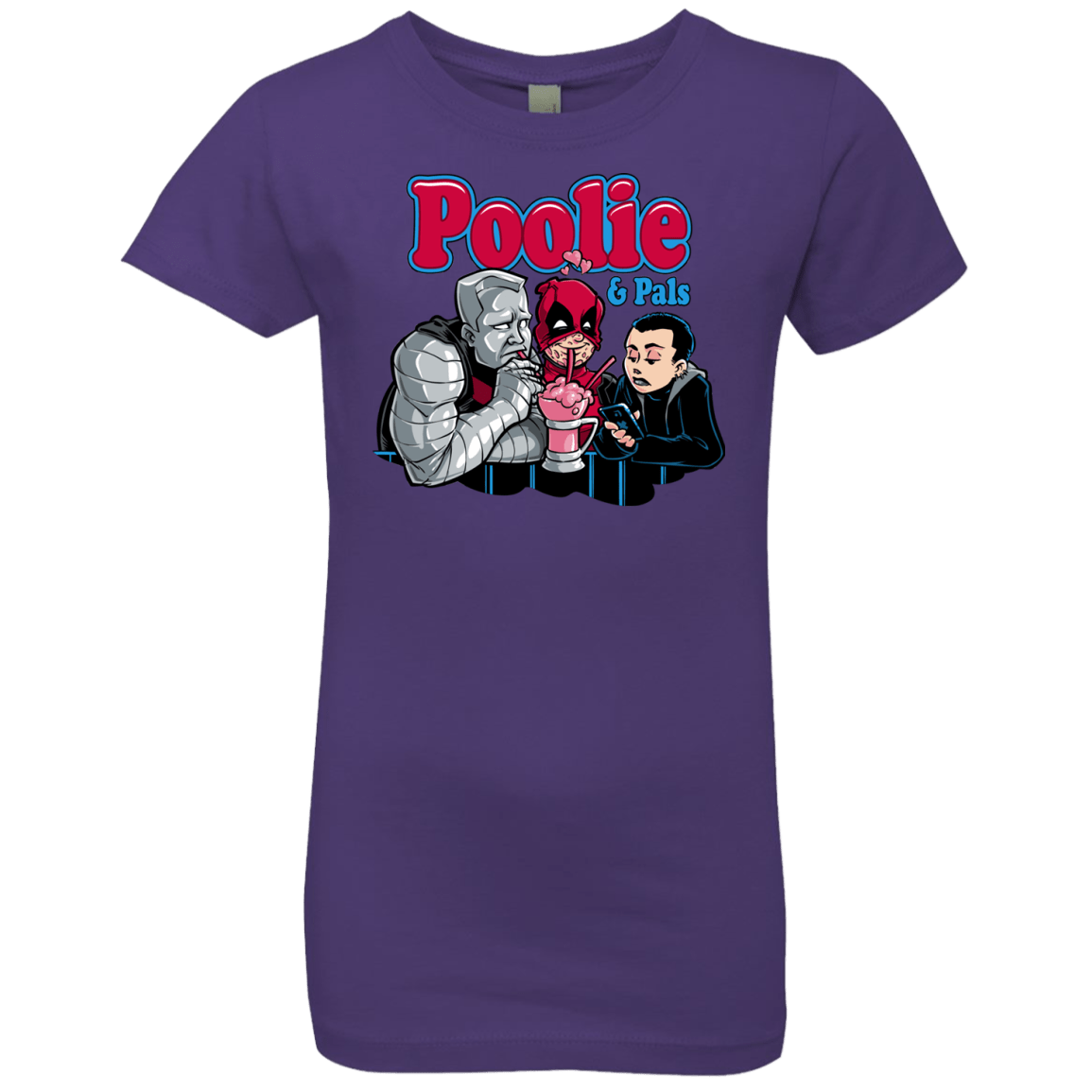 T-Shirts Purple Rush / YXS Poolie Girls Premium T-Shirt