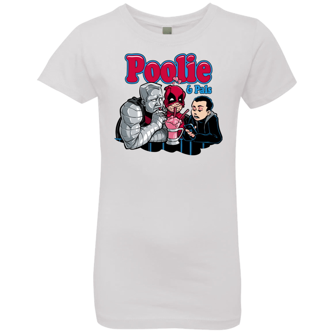 T-Shirts White / YXS Poolie Girls Premium T-Shirt