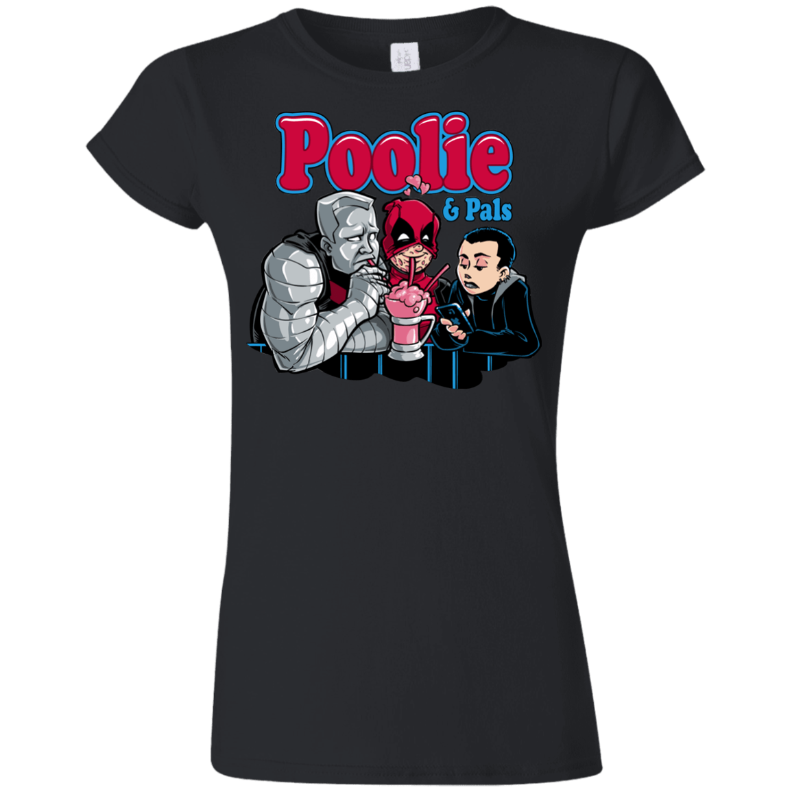 T-Shirts Black / S Poolie Junior Slimmer-Fit T-Shirt